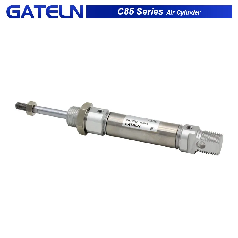 CD85N Bore 8 10 12 16 20 25mm Stroke 10-200mm Pneumatic Cylinder C85 Air Cylinder Standard Double Acting Single Rod
