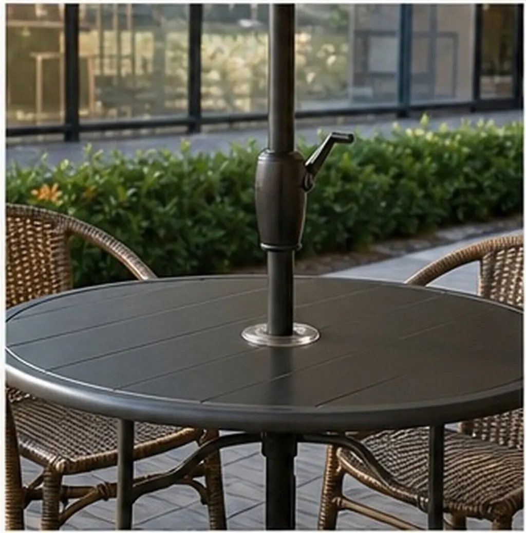 Patio Table Umbrella Hole Ring 4 Sets Transparent Silicone Caps Anti Scratch Outdoor Furniture Parts
