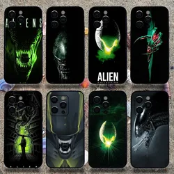 Custodia per telefono Movie Alien Xenomorph per Apple iPhone 15,14,13,12,11,Pro,X,XS,Max,XR,Plus,Mini Cover nera morbida