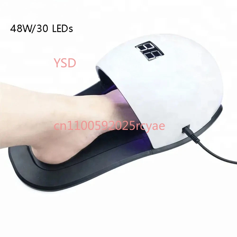 48W LED UV Manicure Lamp Professional Nail Dryer Portable Gel Polish Curing Light for Nail Art