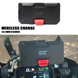 For BMW R1300GS R1300 GS R 1300 GS r1300gs New Motorcycle Accessories Phone Holder Wireless Charger USB Fast Charging