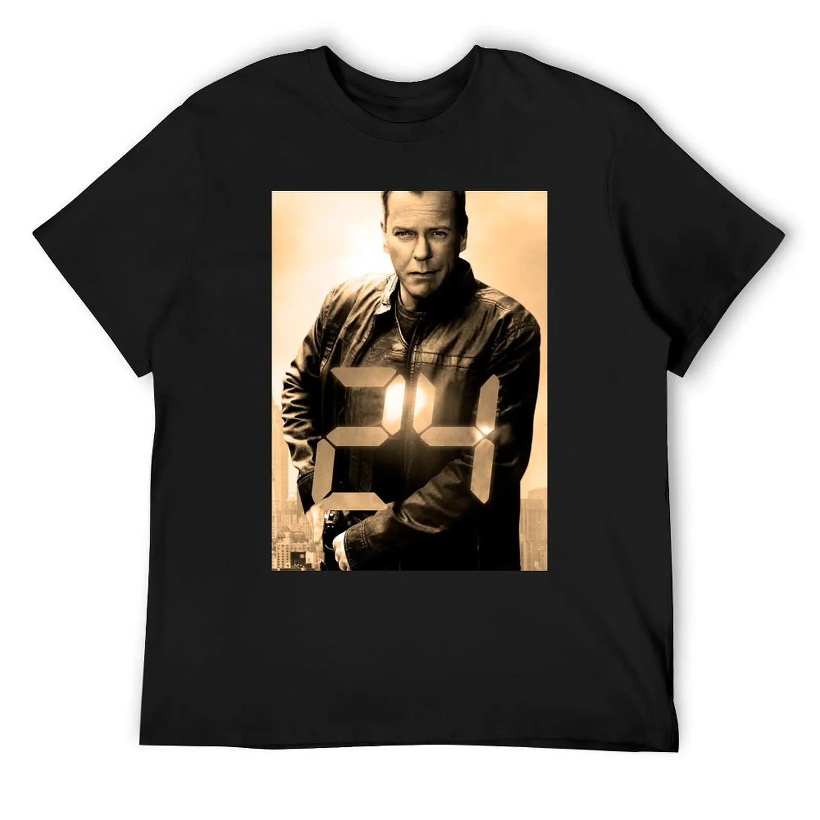 24 Jack Bauer T-Shirt plus size clothes blue archive Short sleeve tee black t-shirts for men