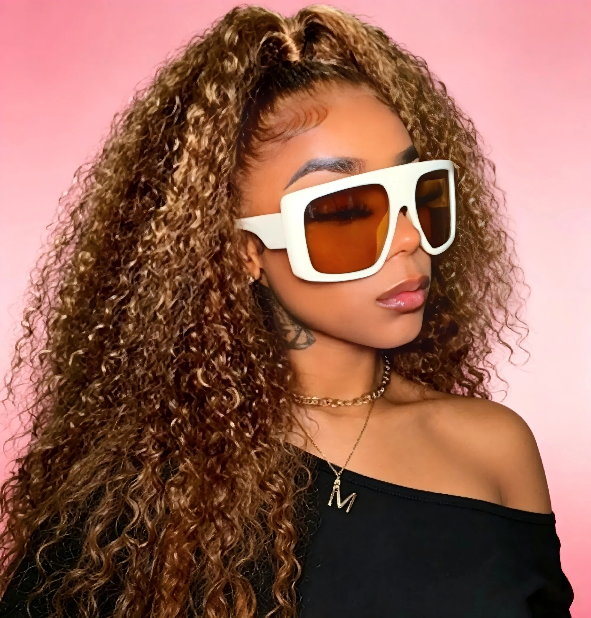 

13x4 Deep Wave Lace Front Wigs Human Hair Honey Blonde Ombre Highlight Curly Wet and Wavy Lace Frontal Wigs 4/27 Curly Human Hair Wig for Women