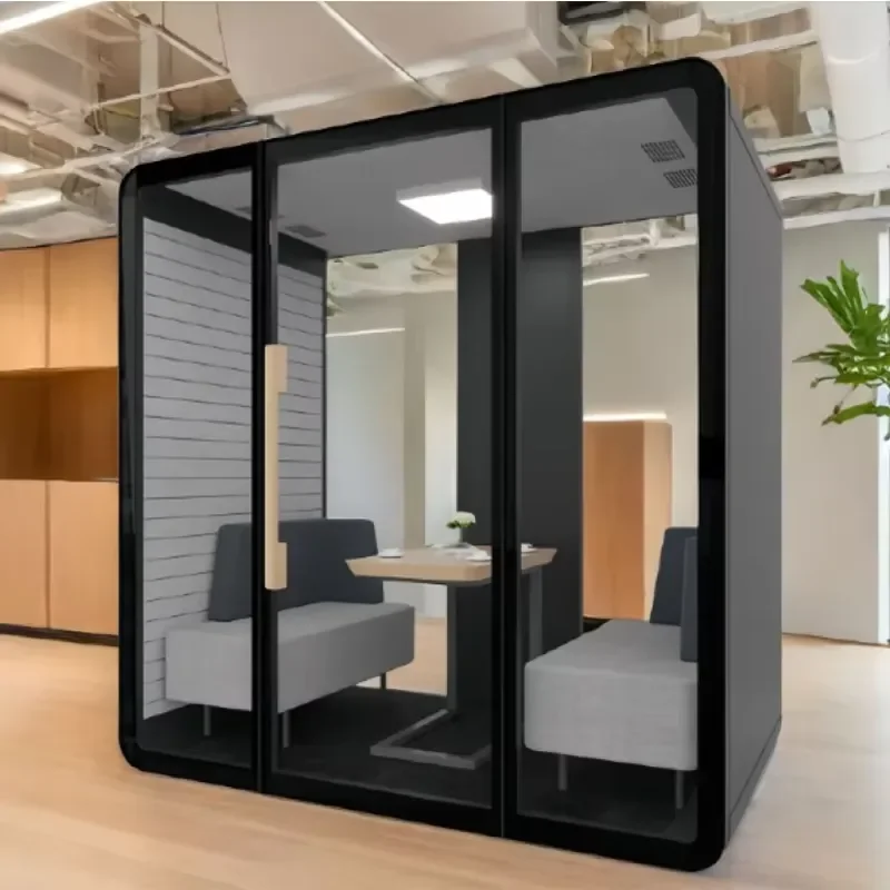 Professional Soundproof Office Phone Booth Private Space Music Acoustic Studio Meeting Cabin for Work