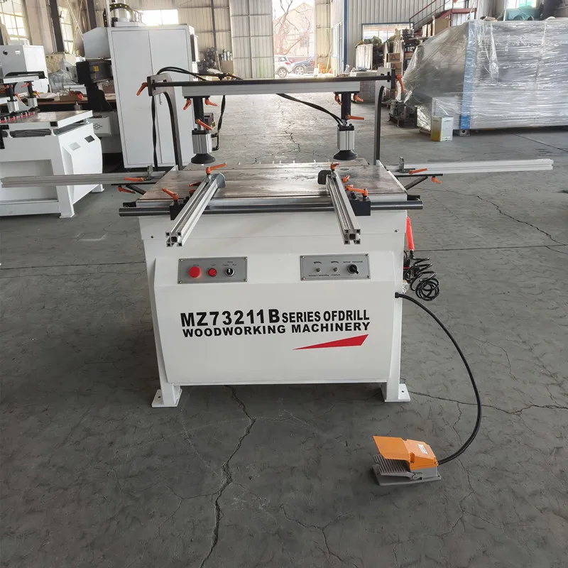 High-precision single-row drilling machine 21 drills with servo motors for drilling wood planks in furniture production