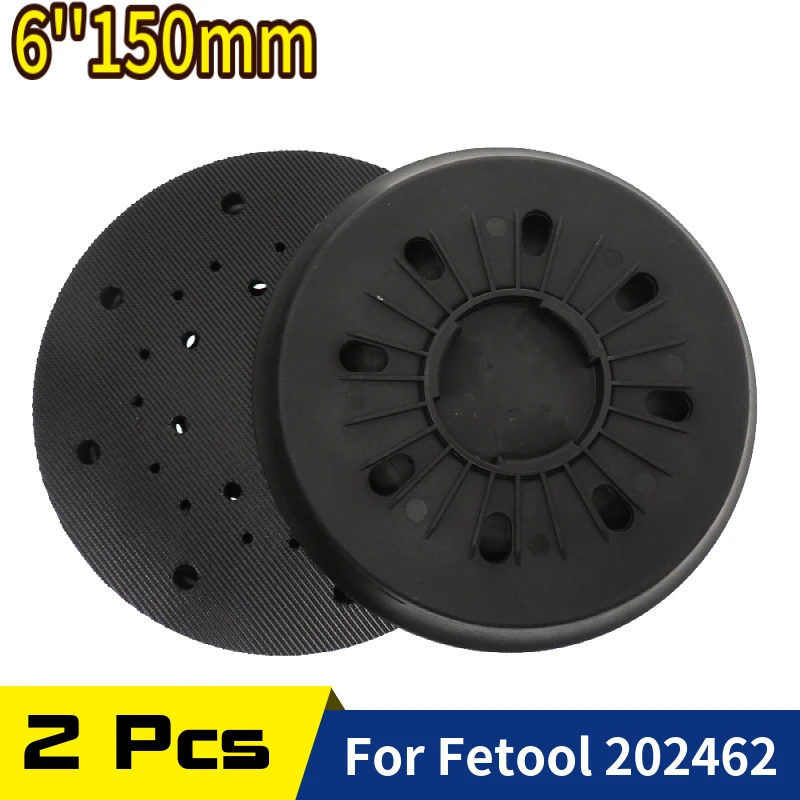 

1/2Pcs 6Inch Dust Free Sanding Pad Hook And Loop Backing Plate 150mm Replace FESTOOL 150 FEQ Sander ST-STF D150/MJ2-FX-W 202462