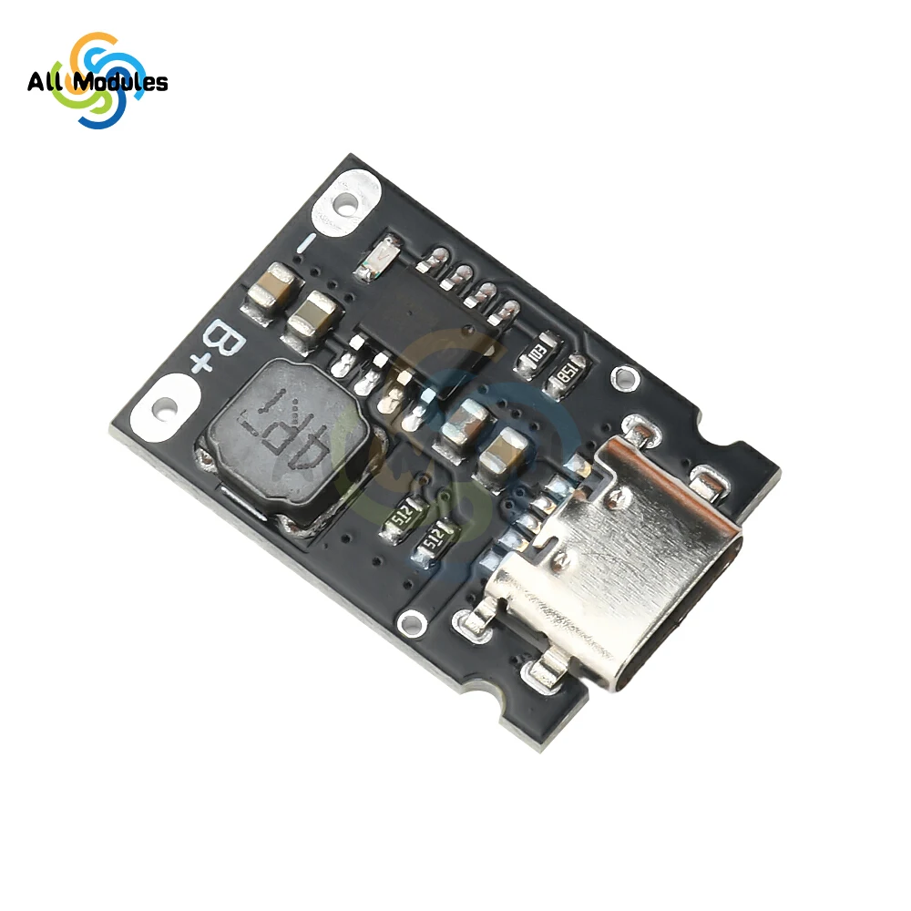 

1S 3.2V/3.6V 2.4A Lithium Iron Phosphate Battery Dedicated Charging Module High Current Charging Board Type C DC 4.5-5.5V