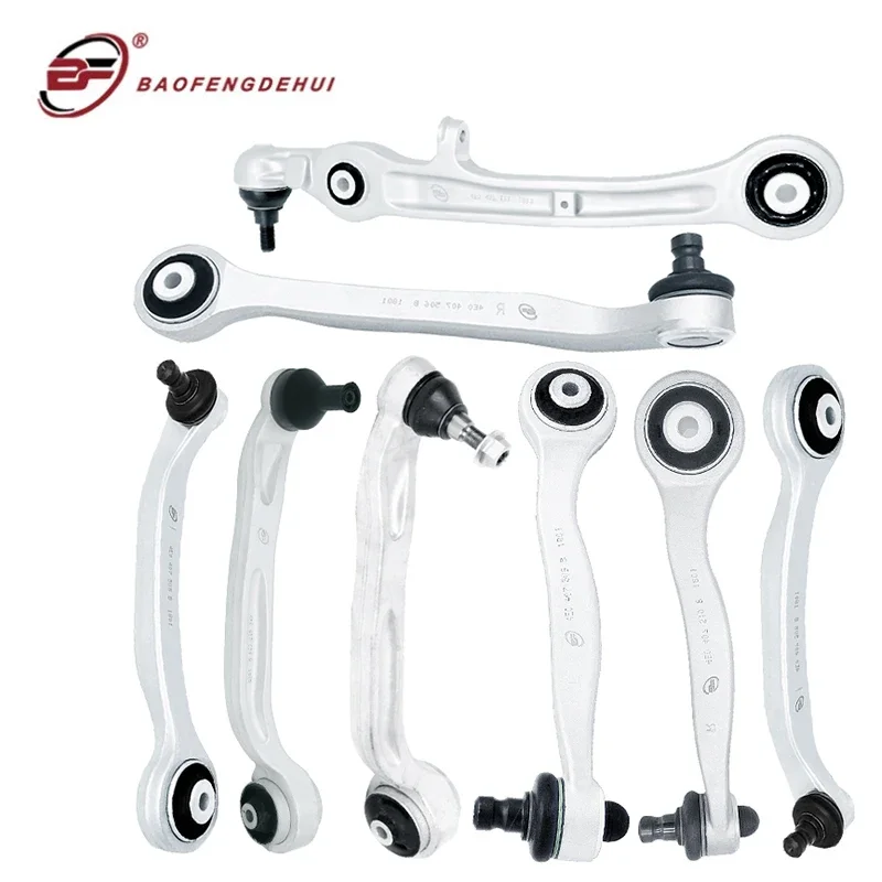 

8PCS Suspension Control Arm Swing Arm Kit for Audi A6 C6 2005-2011 4E0407505 4E0407506 4E0407509/10 4F0407151 4F0407693/4