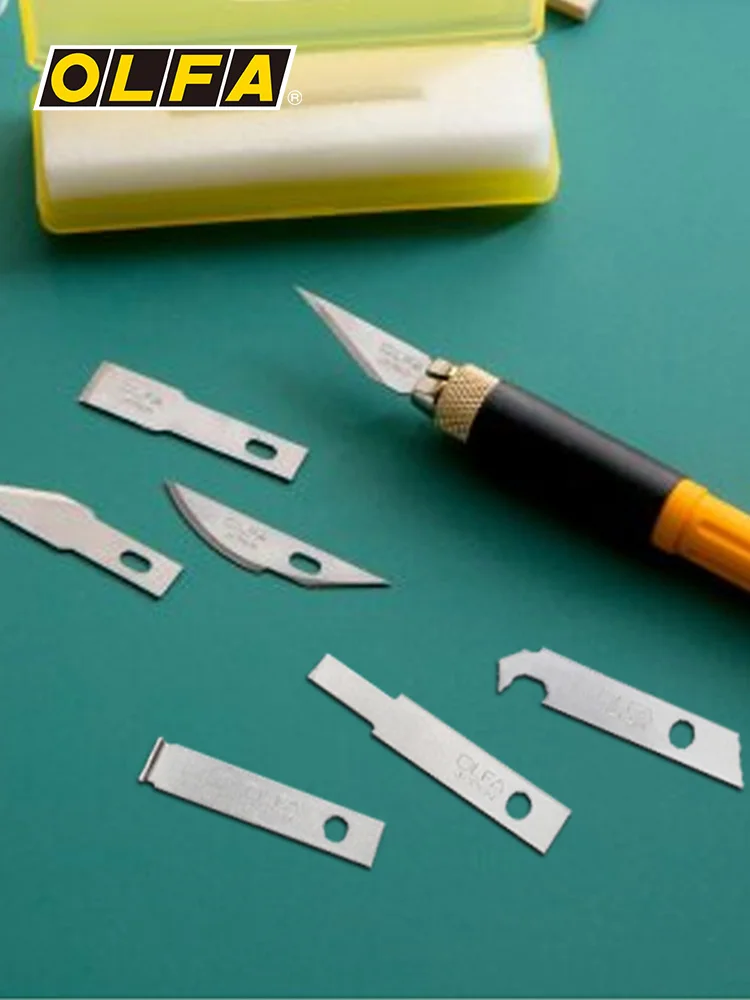 OLFA AK-4 JAPAN Cutter Art pen fixed blade Knife PRO Cutters with 4 Blades KB4-S / KB4-R / KB4-F Stainless Steel Blade