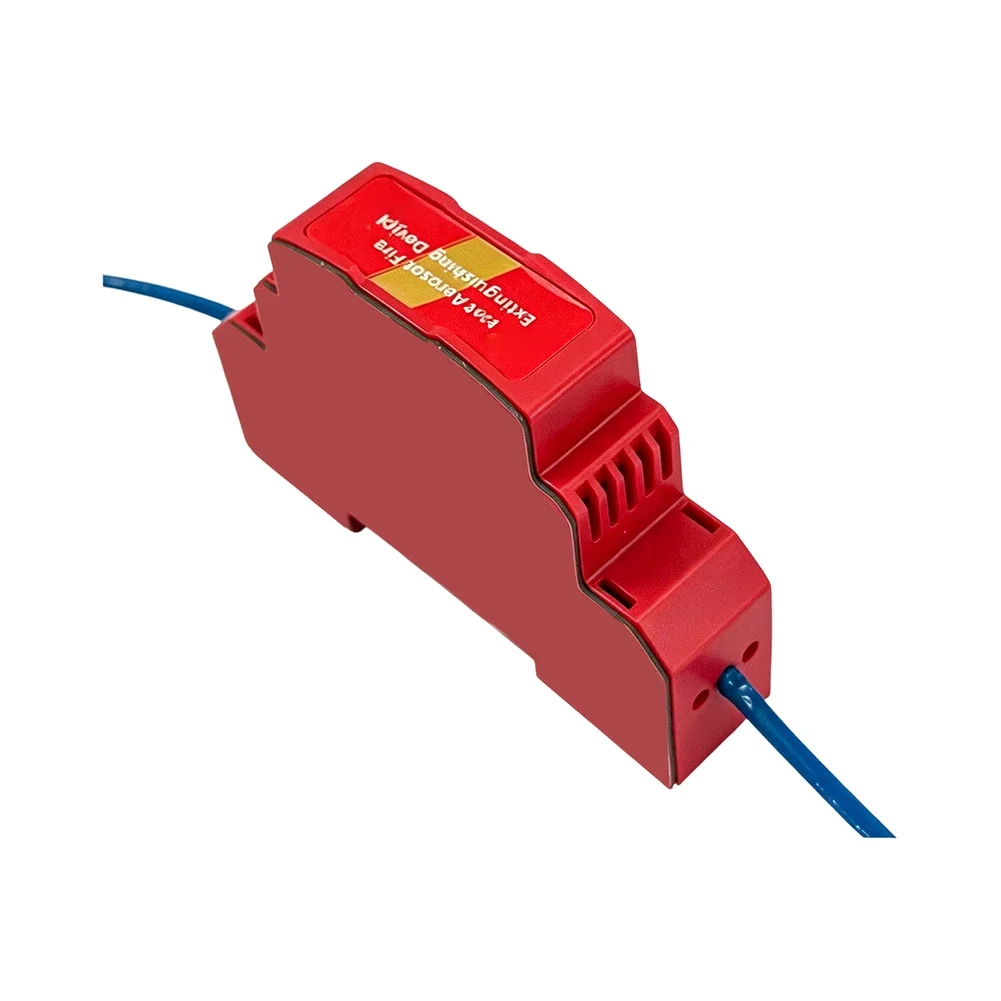 Fire Protection Device for Automobiles with Dual Direction Spray and Integrated Sensor for Flame and High-Temp Detection