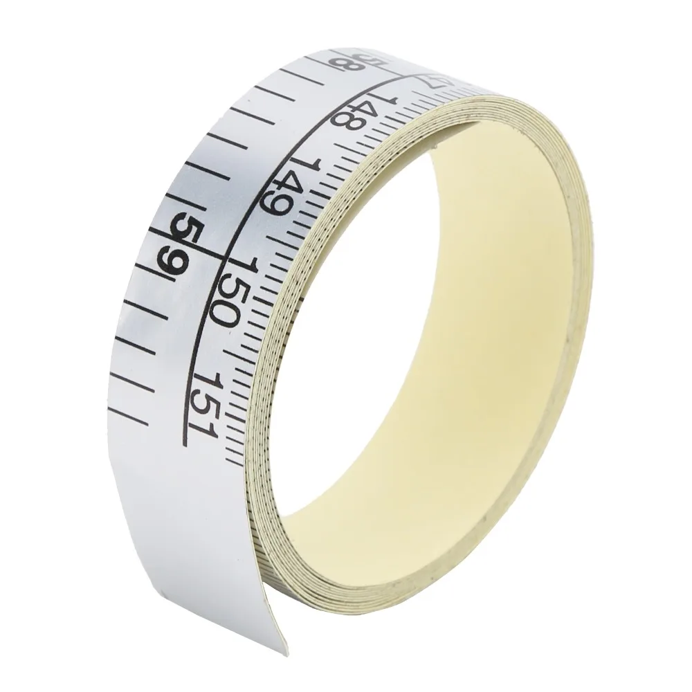 Durable Waterproof Adhesive Measuring Tape Dustproof Self-Adhesive Measuring Tape Flexible Ruler DIY Projects