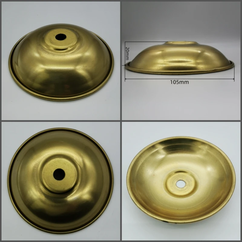 Brass material lampshade cover DIY copper Lighting parts table lamp base canopy customizable processing of copper accessories