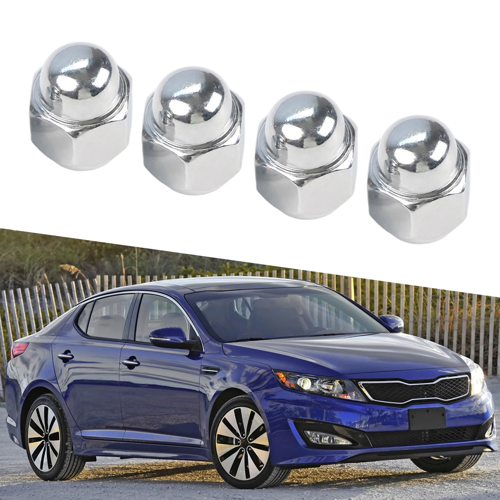 Wheel Fasteners As Shown In The Figure Elantra 21mm Diameter 28mm Length Carbon Steel Construction Easy Installation