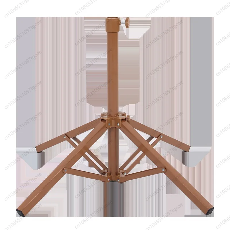 Foldable Plastic Triangle Umbrella Base Portable Weighted Stand for Outdoor Large Advertising Sun Parasol