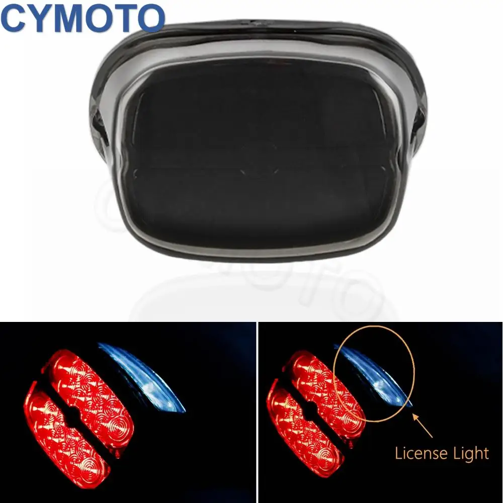 

Motorcycle Taillight For Harley XL883/1200N Dana Soft FLST FLSTF FLSTSB FLSTC FXST FXSTS FXSTB FXSTC Brake Tail Light