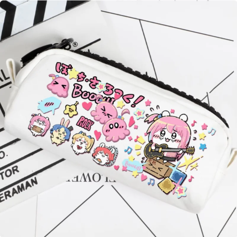 Anime Gotoh Hitori BOCCHI THE ROCK! Pencil Case Oxford Canvas Storage Bag Pencil Box Pencilcase School Pen Bag 2651