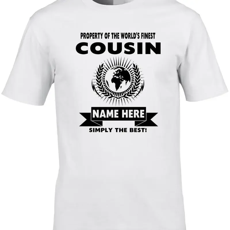 Cousin Custom Men'S T Shirt World Best Relative Family Cool Birthday Name