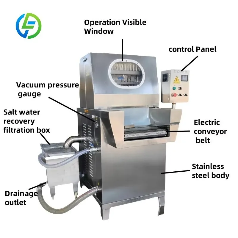 FL Customized Automatic Brine Saline Injection Machine Easy Clean Structure for Meat Pickling Manufacturing