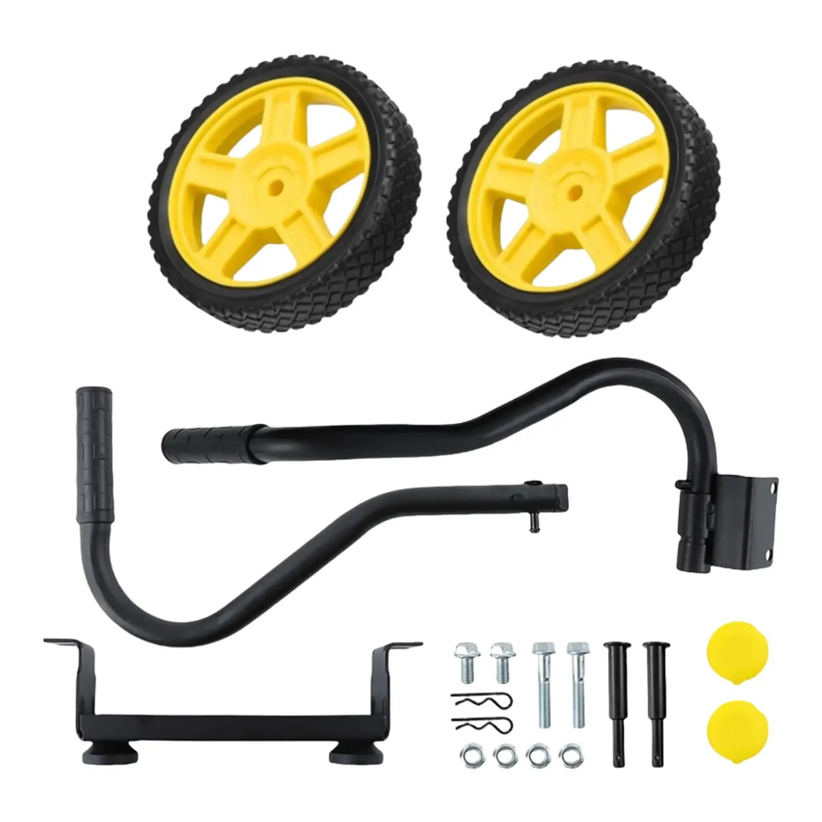 Generator Wheel Kit with Handles and Support Leg 40065 Repair Part High Performance Sturdy Premium Replaces for 2800-4750W
