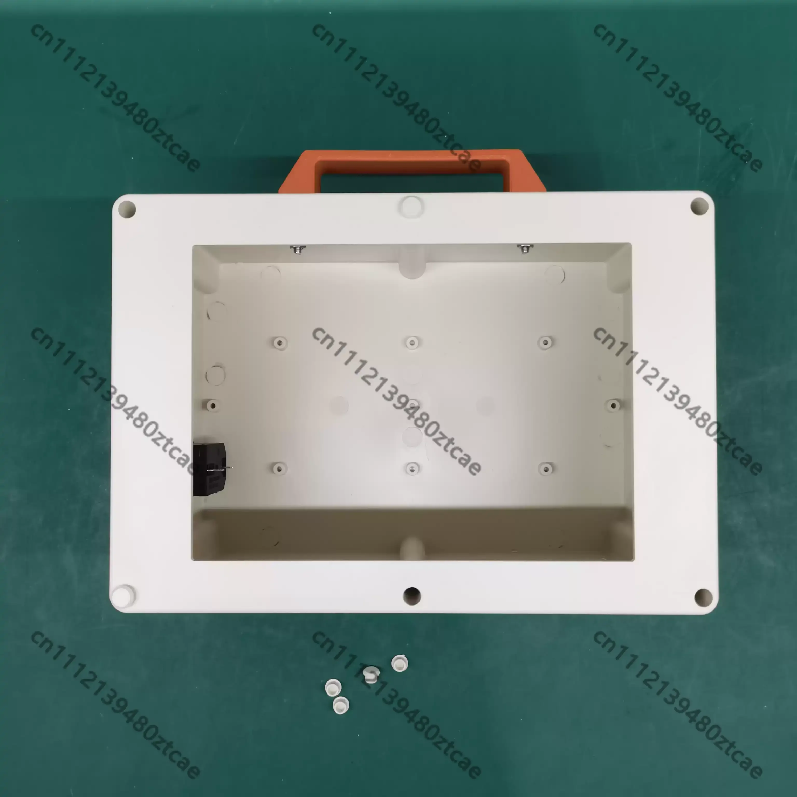7 Inch HMI Touch Screen Plastic Enclosure 192*138mm Opening PLC Training Box With Power Port