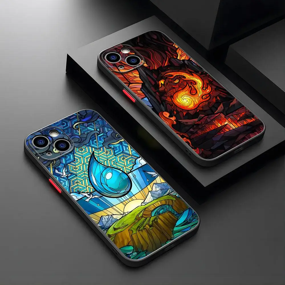 Gamer M-Magics The Gathering Phone Case Matte Translucent Cover for IPhone 15 Pro Max 14 Pro 13 11 12 Mini Xs X Xr 7 8 Plus Se