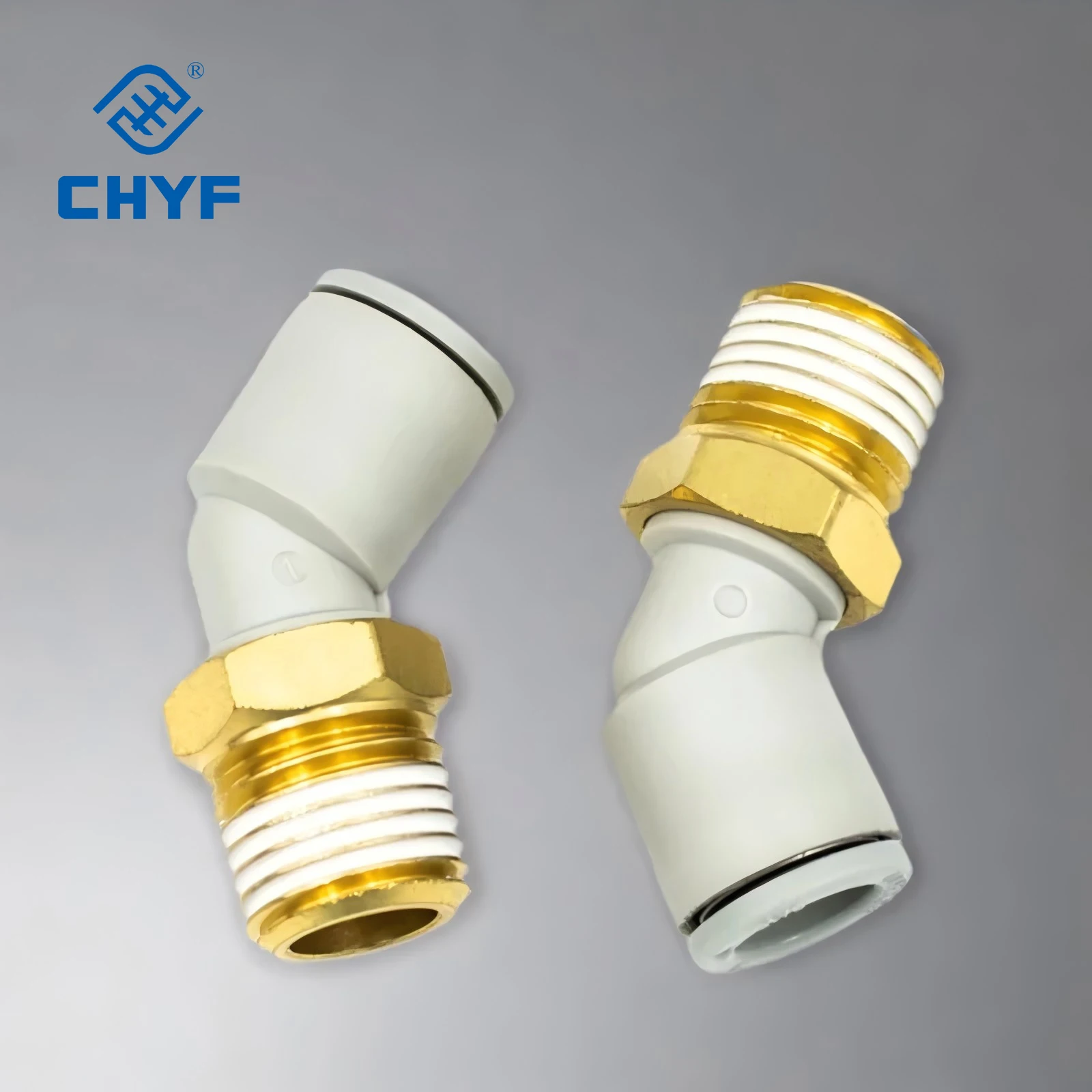 

KQ2K Series Metric Size One-touch Fittings 45°Male Elbow