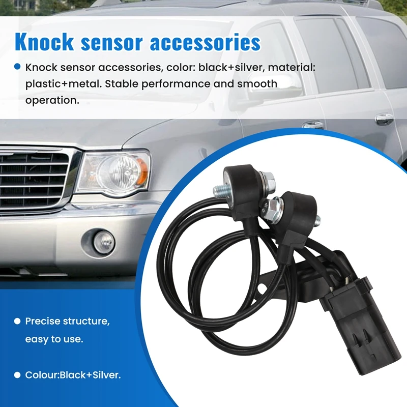 Knock Sensor For Chrysler Aspen Dodge Dakota Jeep Commander Mitsubishi Raider 56041677AA 56041677AB SU3316