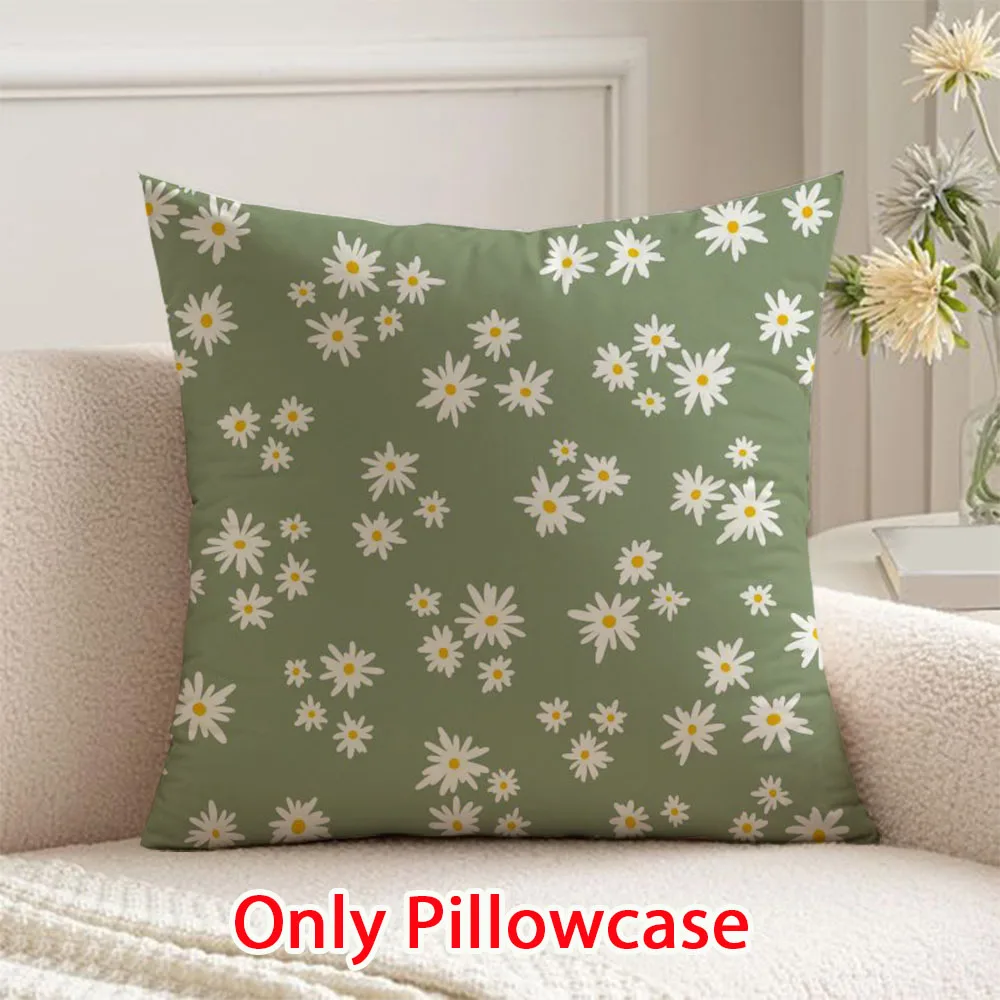 

45x45 cushions cover green pillowcase floral pillow cases home and decoration ornamental pillows for living room