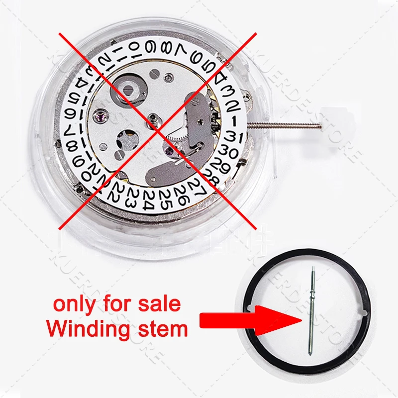 استبدال أجزاء حركة قضيب ساق اللف NH35 المصنوعة في الصين الجديدة (لحركة 2553/2565)، وليس لحركة NH35 اليابانية