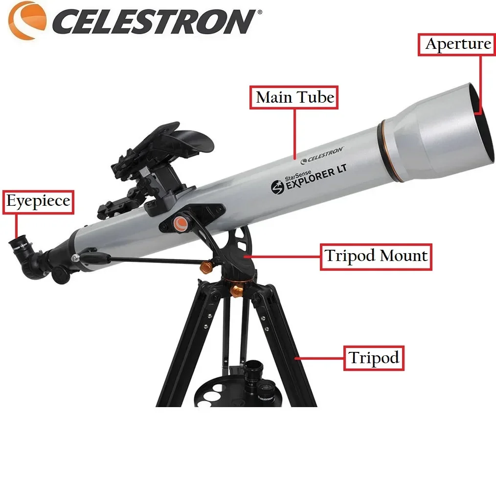 Celestron StarSense Explorer LT 80AZ 80mm f/11 AZ Refractor Telescopic#22451