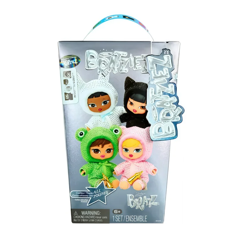 Bratz Bratziez Bling Series Blind Box Mini Pendant Keychain Kawaii Doll Desktop Decoration Collection Toy Girl Surprise Gift