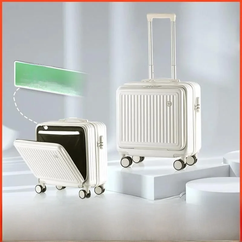 

2024, высокоэстетичный дорожный чемодан, портативная ручная кладь для мужчин и женщин с бесшумными универсальными колесами, прочный