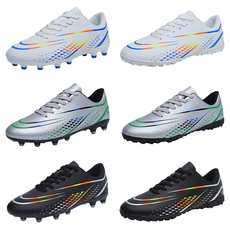 Zapatos de fútbol para hombre, zapatillas de fútbol para niños, antideslizantes para exteriores, envío gratis