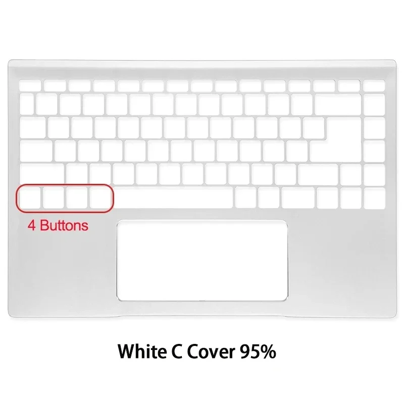 Replace Cover For Prestige 14 P14  A11SB A11SC MS-14C1 14C2 14C4 Series Palmrest Upper Top Case Lower Bottom Cover Blue/White