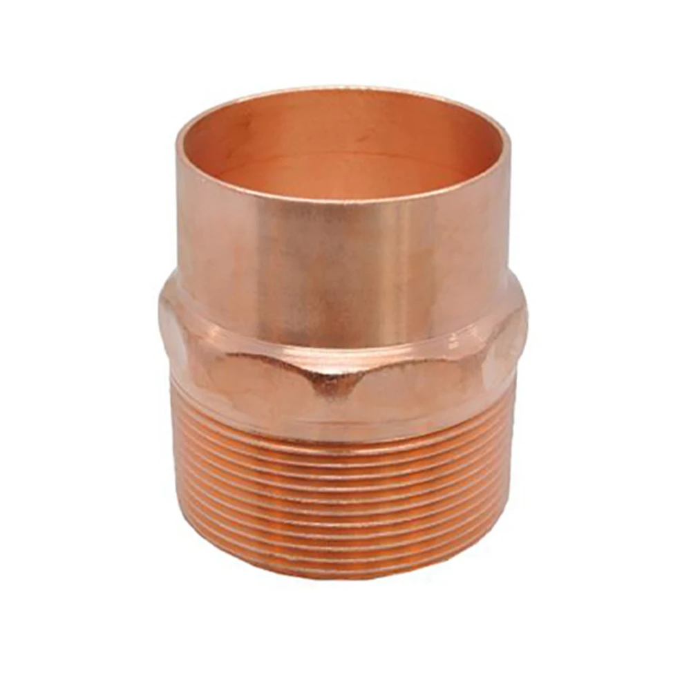 1/4 "3/8" 1/2 "3/4" 1 "-4" BSP Maschio A Tazza di Saldatura Connettore Rame End Alimentazione Accoppiamento Idraulico Raccordo Accoppiatore Per Aria Condizionata