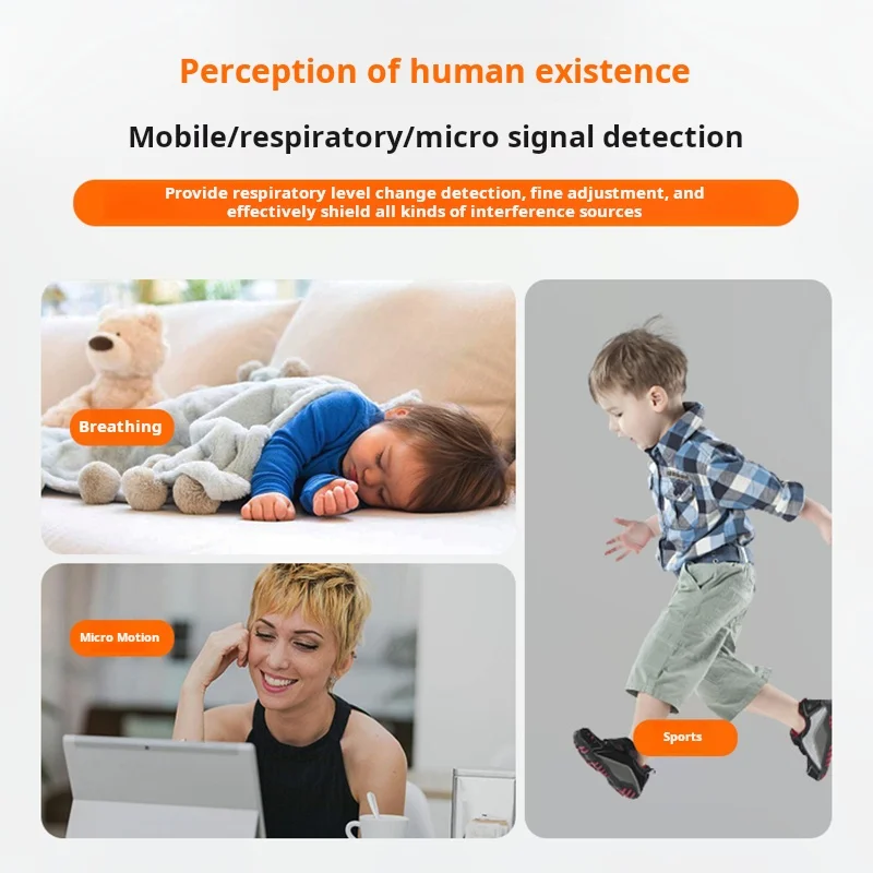 24GHz Millimeter Wave Presence Sensor 10A Wireless Smart Switch - High-Precision Radar Detection | Alexa/Google/SmartThings Auto