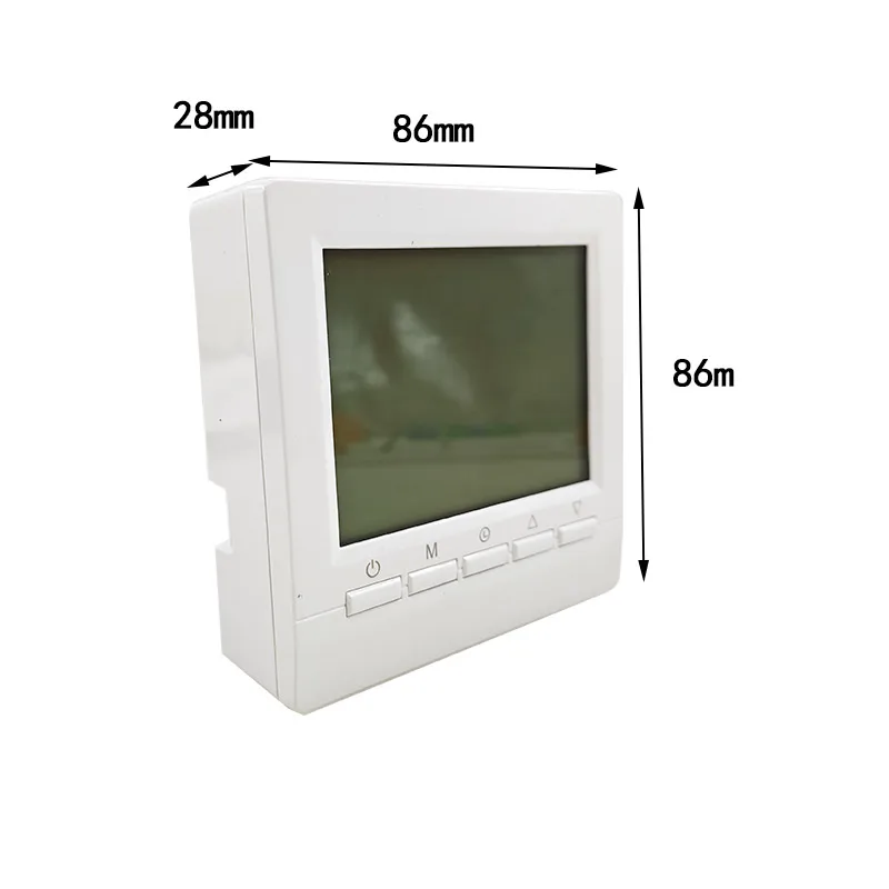 بطارية تعمل بالطاقة الرقمية غلاية الغاز ترموستات للبرمجة التدفئة متحكم في درجة الحرارة اليد جدار جبل للغرفة ME83B #6