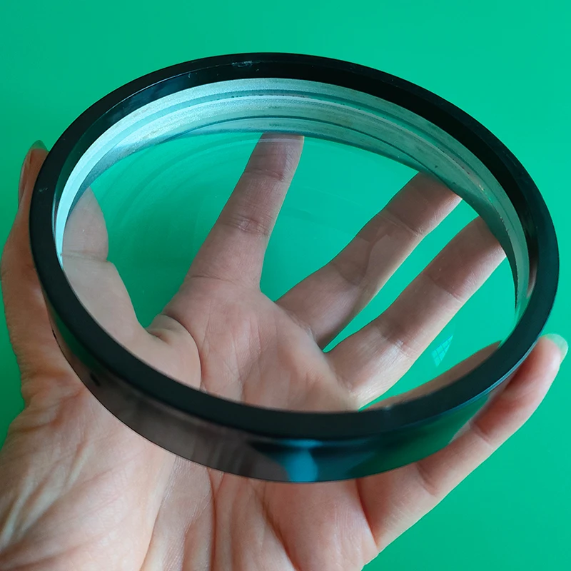 100mm Diameter Large Optical Glass Focal Length -300mm Double Concave Glass Lens Minifier for Optics Experiment Instrument