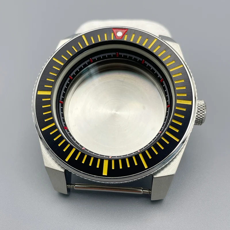NH35 King Samurai Case Sapphire Crystal Glass Sealed Back Fits 28.5mm Dial Fits NH35 NH36 7S 4R Automatic Movement Men's Watch