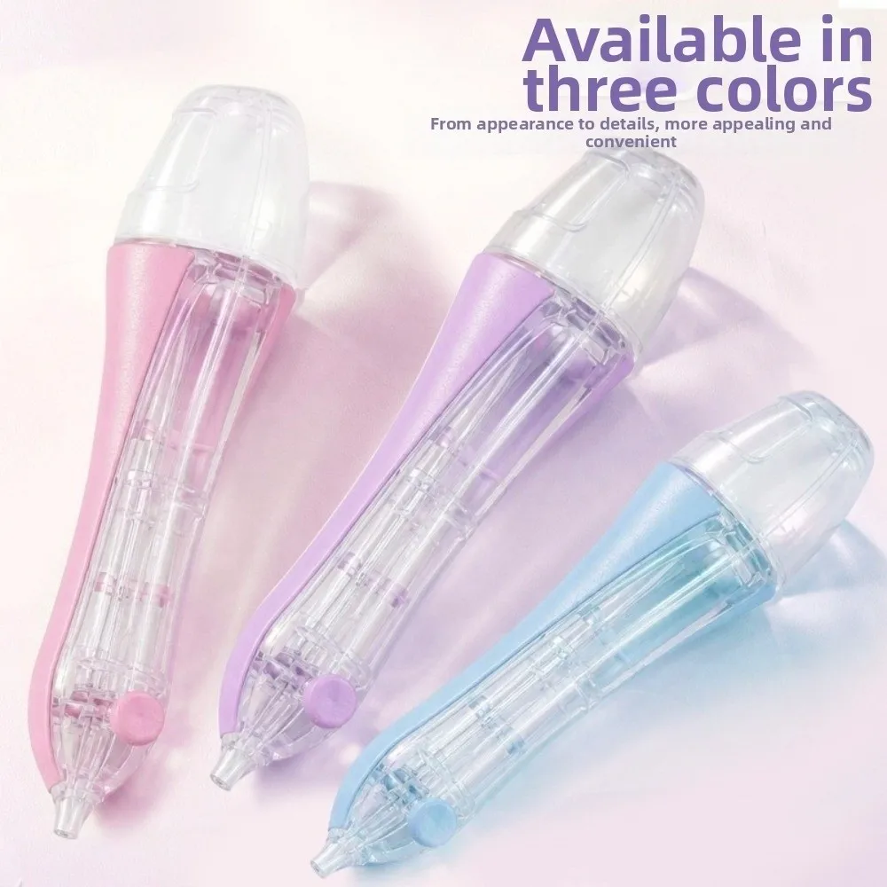 Automatic Fuse Bead Pen 2.6mm Tip Efficient Press-Type Bead Pen Ergonomic Time-Saving Perler Bead Dispenser Kids Toys