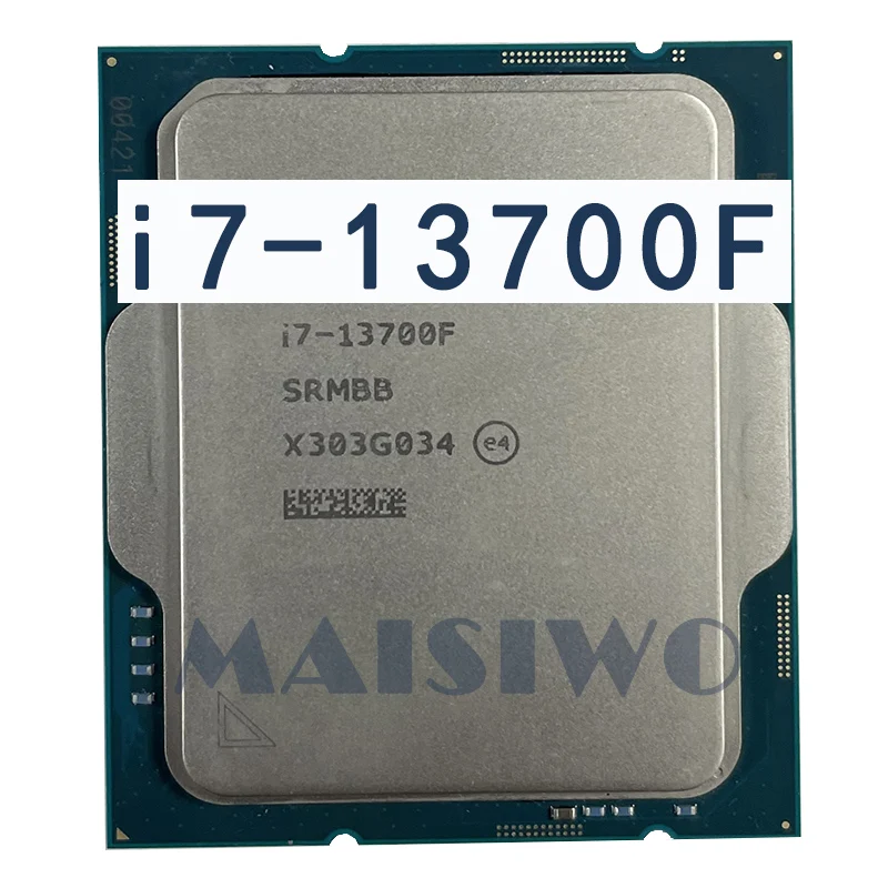 

Used i7 13700F Processor 10nm 16 Cores 24 Threads 2.1GHz 30MB 65W LGA 1700 13th Gen CPU