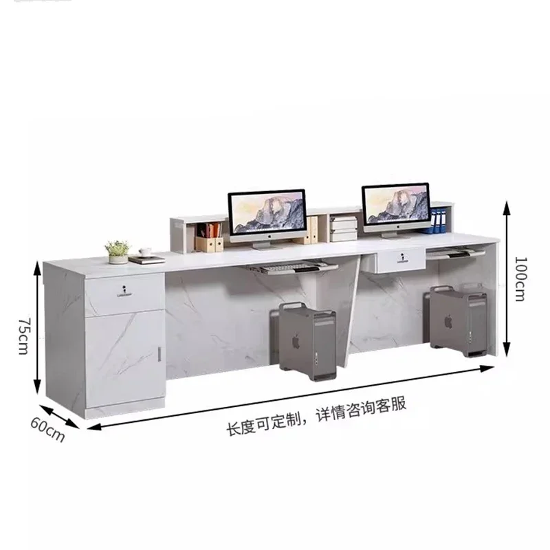 Beauty Simple Reception Desks Nordic Luxury Modern Decorations Hair Salon Escritorio Salon De Recepcion Modern Furniture