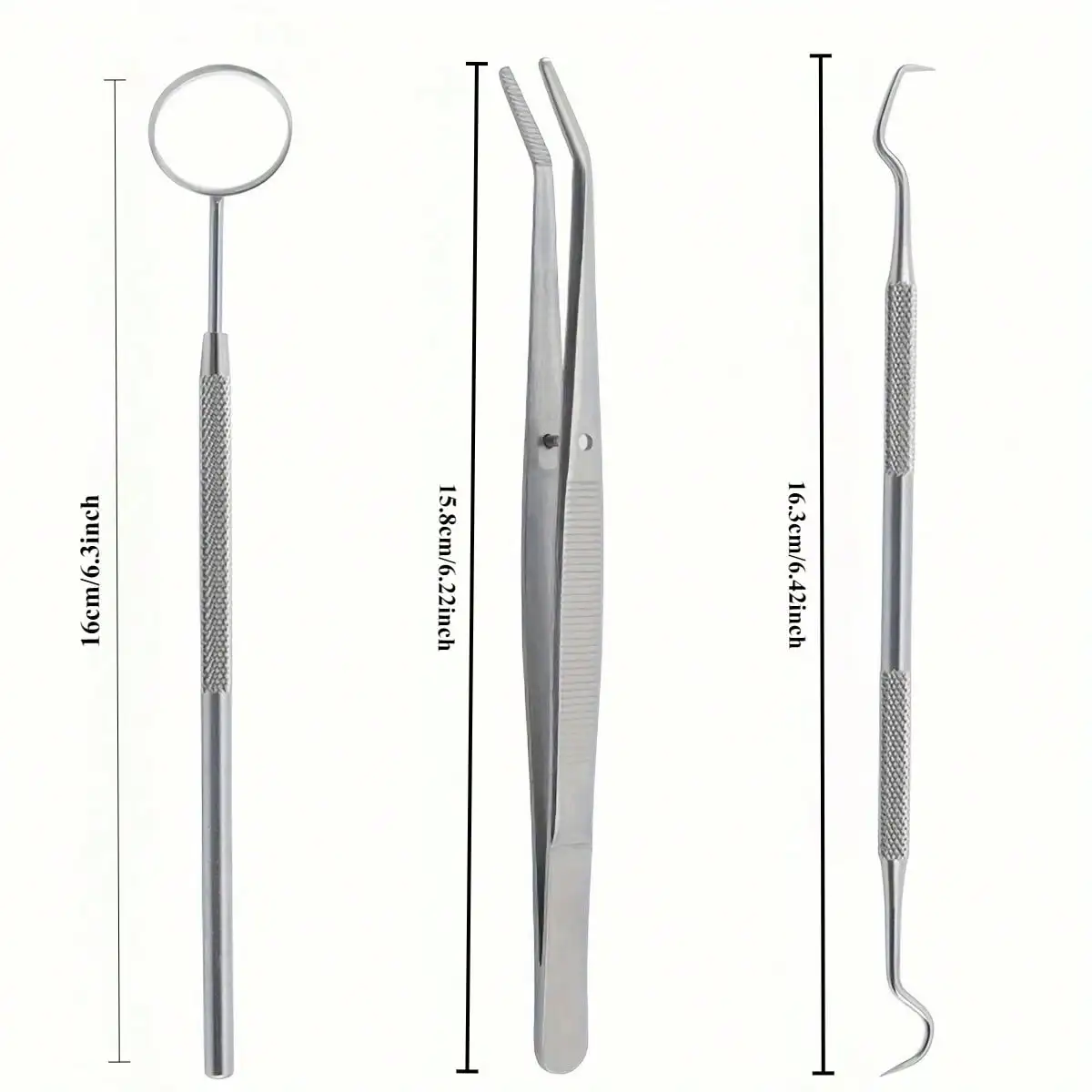Professional Stainless Steel Dental Hygiene Kit - Complete Oral Care Set for Daily Teeth Cleaning and white ning oral care tools