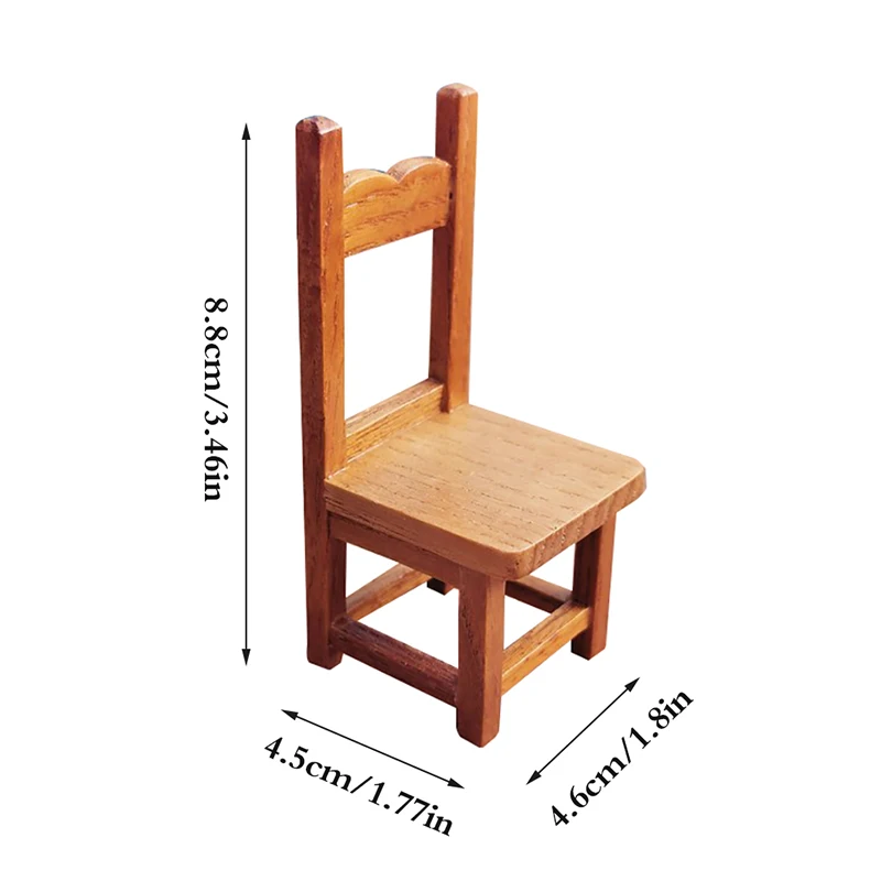 1:12 دمية مصغرة كرسي الظهر كرسي نموذج الأثاث اكسسوارات ل بيت الدمية ديكور الاطفال التظاهر اللعب اللعب