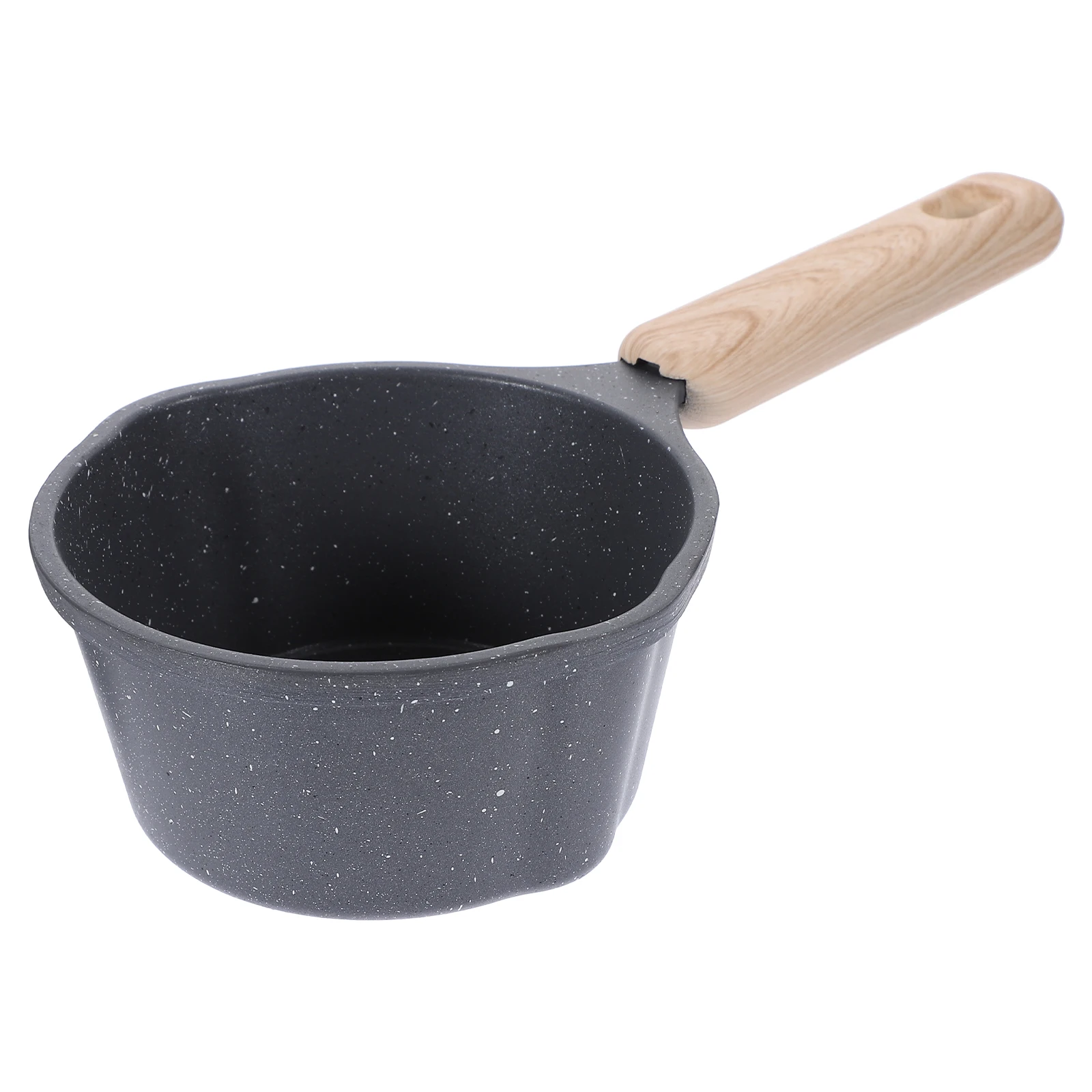 

Non Stick Pan Small Deep Sauce Pans Aluminum Cooking Black Coating Portable Kitchen Oil Heating pots Pasta Steamer
