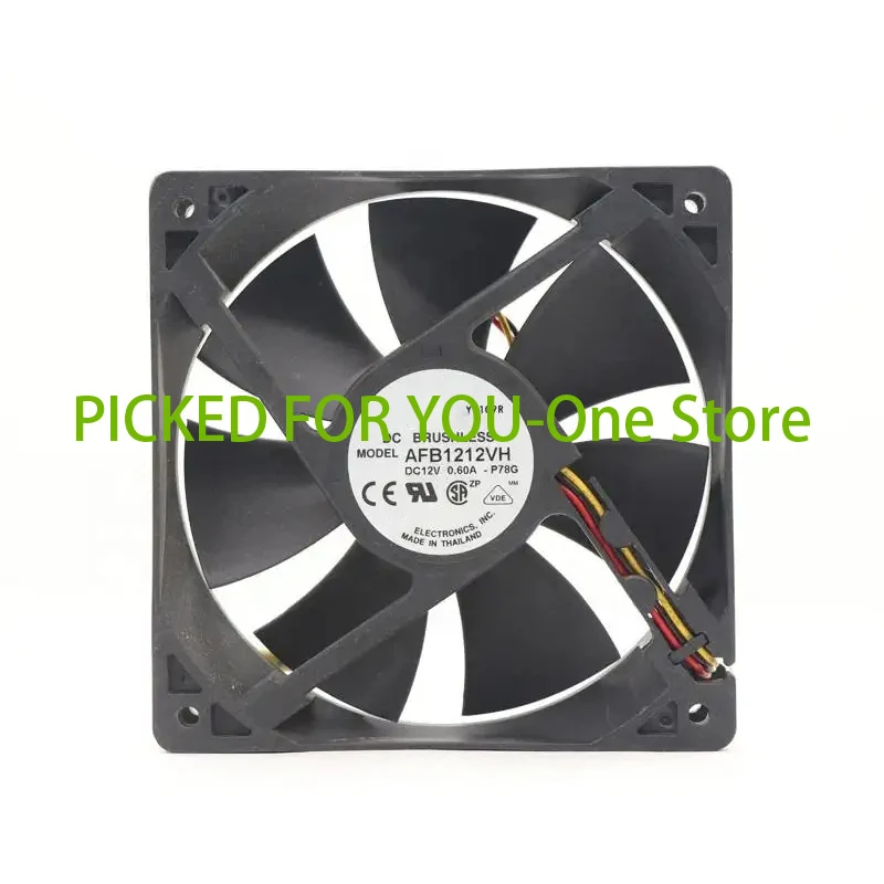 Original Brand New  AFB1212VH 12025 12V 0.6A Cooling Fan Industrial Fan