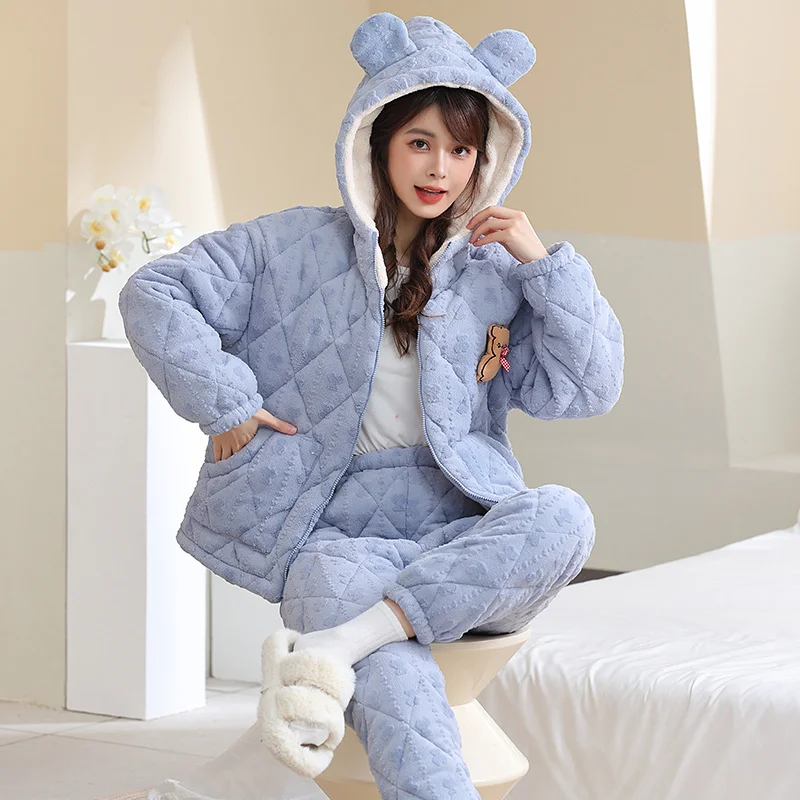 

Pajama Sets Unisex Women Trendy Youth Cotton Pyjama Set Short Sleeve Pocket Bermuda Shorts Summer Modern Chic Colorful Bright OL