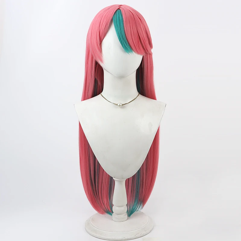 Apexselly Selly Cos شعر مستعار تأثيري هالوين كرنفال حفلة الدعامة الشعر الاصطناعية ألياف مقاومة للحرارة + غطاء شعر مستعار