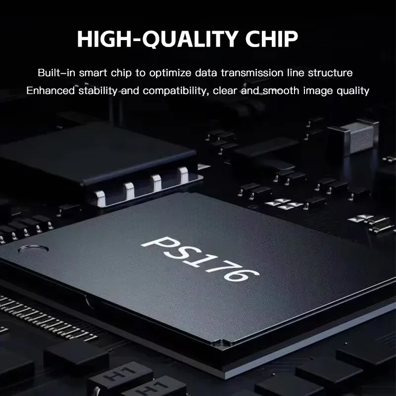 TYPE C to HDMI 4K Adapter USB C USB3.1 Male to HDTV Female Converter Cable for Laptop Tablet TV MacBook image 3