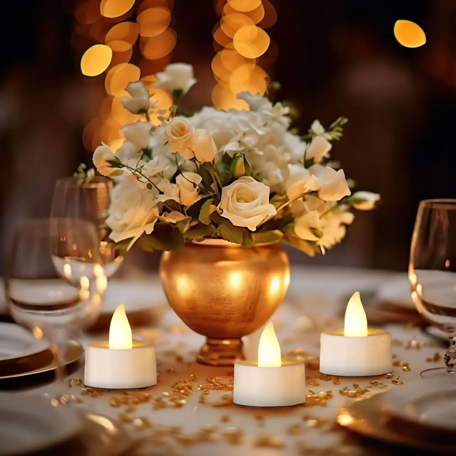 6/12 stücke Flammenlose LED Kerze Kreative wünschen Led Teelicht Warm Weiß Flammenlose Kerze Halloween Weihnachten Dekor Kerze licht